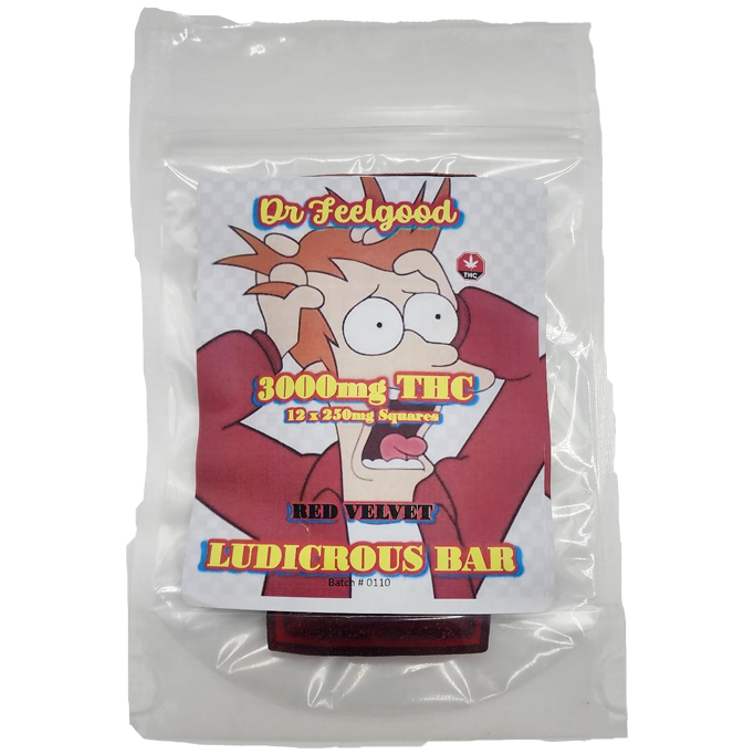 Dr. Feelgood – Red Velvet Ludicrous Bar